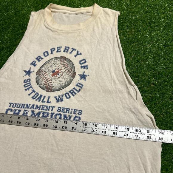 Vintage Property of Softball World Champions Tank - Picture 3 of 5